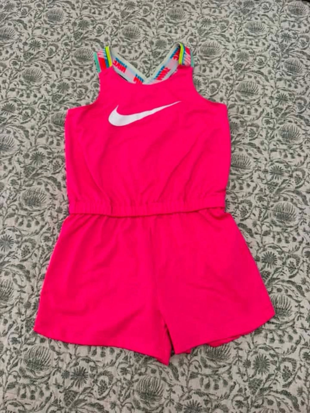 Nike Girls' Hot Pink Romper